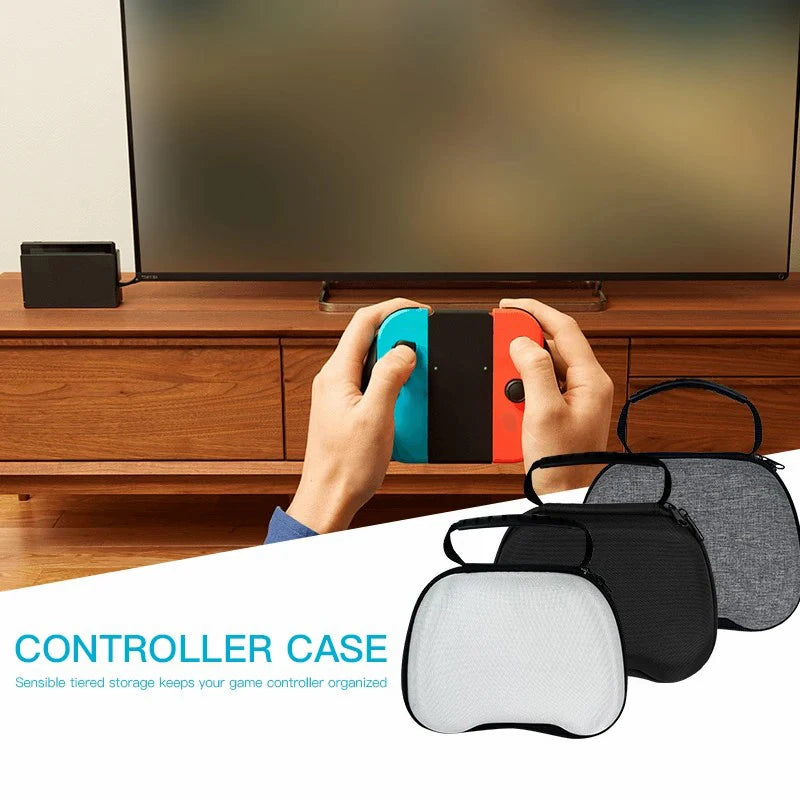 Suitable for PS5/XBOX Series X/S/SWITCH Game Boards, Controller Travel Carrying Hard Protection Box,Send Two Rocker Caps